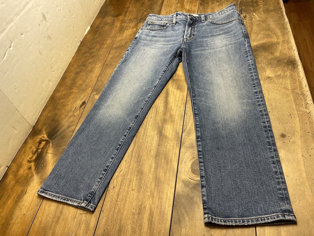 Madewell Petite The Jules Slim Straight Women's Jeans Blue Size 27P